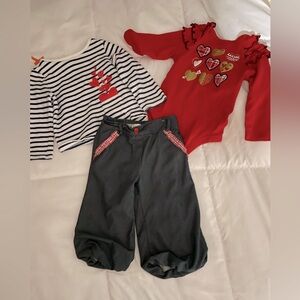 Girls’ 18 mos pants and two tops